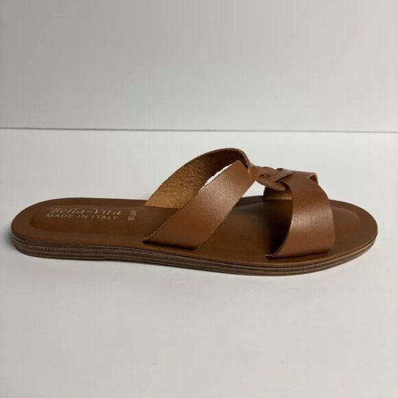 Bella Vita Shoes - Bella Vita Women’s Dov-Italy, Brown Slide Sandals, Size 9.5 W